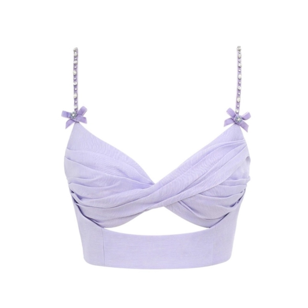 Zimmermann Crush Twist Front Bralette Size 1